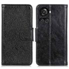 For OnePlus Ace / 10R Nappa Texture Horizontal Flip Leather Phone Case(Black) - 1