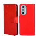 For Motorola Edge+ 2022/Edge 30 Pro Crystal Texture Leather Phone Case(Red) - 1