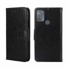 For Motorola Moto G50 Crystal Texture Leather Phone Case(Black) - 1