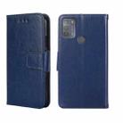 For Motorola Moto G50 Crystal Texture Leather Phone Case(Blue) - 1