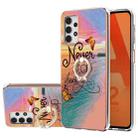 For Samsung Galaxy A33 5G Electroplating IMD TPU Phone Case with Ring(Dream Butterfly) - 1