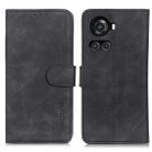 For OnePlus ACE/10R KHAZNEH Retro Texture Horizontal Flip Leather Phone Case(Black) - 1