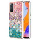 For Xiaomi Redmi Note 11 Pro 5G / 4G Global Electroplating IMD TPU Phone Case with Ring(Colorful Scales) - 1