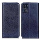 For Motorola Moto G 5G 2022 Magnetic Crazy Horse Texture Horizontal Flip Leather Phone Case(Blue) - 1