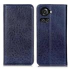 For OnePlus ACE/10R Magnetic Crazy Horse Texture Horizontal Flip Leather Phone Case(Blue) - 1
