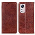 For Xiaomi 12 Lite Magnetic Crazy Horse Texture Horizontal Flip Leather Phone Case(Brown) - 1