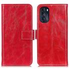 For Motorola Moto G 5G 2022 Retro Crazy Horse Texture Horizontal Flip Leather Phone Case(Red) - 1