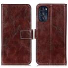 For Motorola Moto G 5G 2022 Retro Crazy Horse Texture Horizontal Flip Leather Phone Case(Brown) - 1