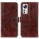 For Xiaomi 12 Lite Retro Crazy Horse Texture Horizontal Flip Leather Phone Case(Brown) - 1