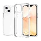 For iPhone 14 Acrylic Four Corners Shockproof Phone Case (Transparent White) - 1