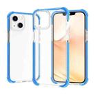 For iPhone 14 Acrylic Four Corners Shockproof Phone Case (Transparent Blue) - 1