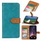 For OnePlus ACE/10R European Floral Embossed Flip Leather Phone Case(Blue) - 1