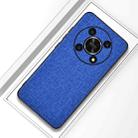 For Honor X30 5G hockproof Cloth Texture PC + TPU Phone Case(Dark Blue) - 1