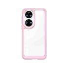 For Huawei P50E Colorful Series Acrylic + TPU Phone Case(Pink) - 1