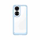 For Huawei P50E Colorful Series Acrylic + TPU Phone Case(Blue) - 1