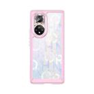 For Honor 50 Pro Colorful Series Acrylic + TPU Phone Case(Pink) - 1