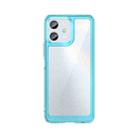 For Honor Play6T Pro Colorful Series Acrylic + TPU Phone Case(Transparent Blue) - 1