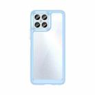 For Honor X8 Colorful Series Acrylic + TPU Phone Case(Blue) - 1