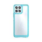 For Honor X8 Colorful Series Acrylic + TPU Phone Case(Transparent Blue) - 1