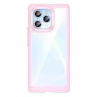 For Honor 60 SE Colorful Series Acrylic + TPU Phone Case(Pink) - 1