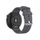 For Huami Amazfit 2/A1807 Steel Buckle Silicone Watch Band(Gray) - 1