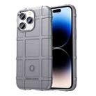 Rugged Shield Full Coverage Shockproof TPU Case For iPhone 14 Pro Max (Grey) - 1