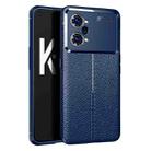 For OPPO K10 Pro Litchi Texture TPU Shockproof Case(Blue) - 1