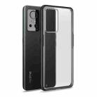 For OPPO Realme GT Neo3 Four-corner Shockproof TPU + PC Phone Case(Transparent Black) - 1