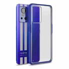 For OPPO Realme GT Neo3 Four-corner Shockproof TPU + PC Phone Case(Transparent Blue) - 1