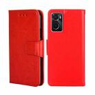For OPPO A36 4G / A76 4G Global Crystal Texture Leather Phone Case(Red) - 1