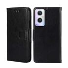 For OPPO A96 5G Crystal Texture Leather Phone Case(Black) - 1