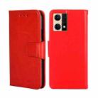 For OPPO Reno7 4G / F21 Pro 4G Crystal Texture Leather Phone Case(Red) - 1