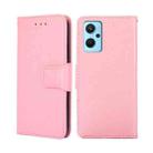 For OPPO Realme 9i / A36 4G / A96 4G / K10 4G / A76 4G Crystal Texture Leather Phone Case(Pink) - 1