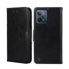 For OPPO Realme C31 Crystal Texture Leather Phone Case(Black) - 1