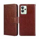 For OPPO Realme GT 2 Pro Crystal Texture Leather Phone Case(Brown) - 1