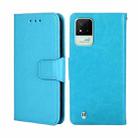 For OPPO Realme Narzo 50i Crystal Texture Leather Phone Case(Sky Blue) - 1