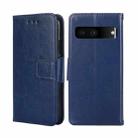 For Google Pixel 7 5G Crystal Texture Leather Phone Case(Blue) - 1