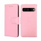 For Google Pixel 7 5G Crystal Texture Leather Phone Case(Pink) - 1