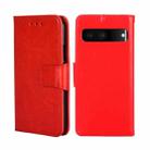 For Google Pixel 7 5G Crystal Texture Leather Phone Case(Red) - 1