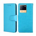 For vivo iQOO Neo6 5G Crystal Texture Leather Phone Case(Sky Blue) - 1