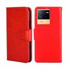 For vivo iQOO Neo6 5G Crystal Texture Leather Phone Case(Red) - 1