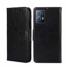 For vivo iQOO U5 5G Crystal Texture Leather Phone Case(Black) - 1