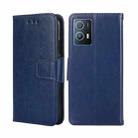 For vivo iQOO U5 5G Crystal Texture Leather Phone Case(Royal Blue) - 1