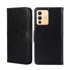 For vivo S12 5G / V23 Crystal Texture Leather Phone Case(Black) - 1