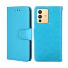 For vivo S12 5G / V23 Crystal Texture Leather Phone Case(Sky Blue) - 1