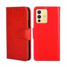 For vivo S12 5G / V23 Crystal Texture Leather Phone Case(Red) - 1