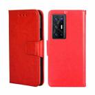 For vivo X70 Pro+ Crystal Texture Leather Phone Case(Red) - 1