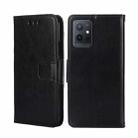 For vivo Y55 5G/Y75 5G Global/Y55 5G Global/Y33S 5G CN/T1 5G Glabal Crystal Texture Leather Phone Case(Black) - 1