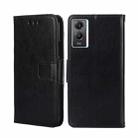 For vivo Y55S 5G Crystal Texture Leather Phone Case(Black) - 1