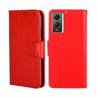 For vivo Y55S 5G Crystal Texture Leather Phone Case(Red) - 1